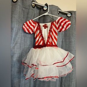 “Doctor Doctor” Red and white nurse costume with headband. Size 5-7 child